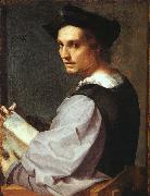 Andrea del Sarto Portrait of a Young Man France oil painting reproduction